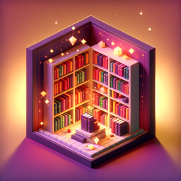 Cozy miniature bookshelf with colorful books